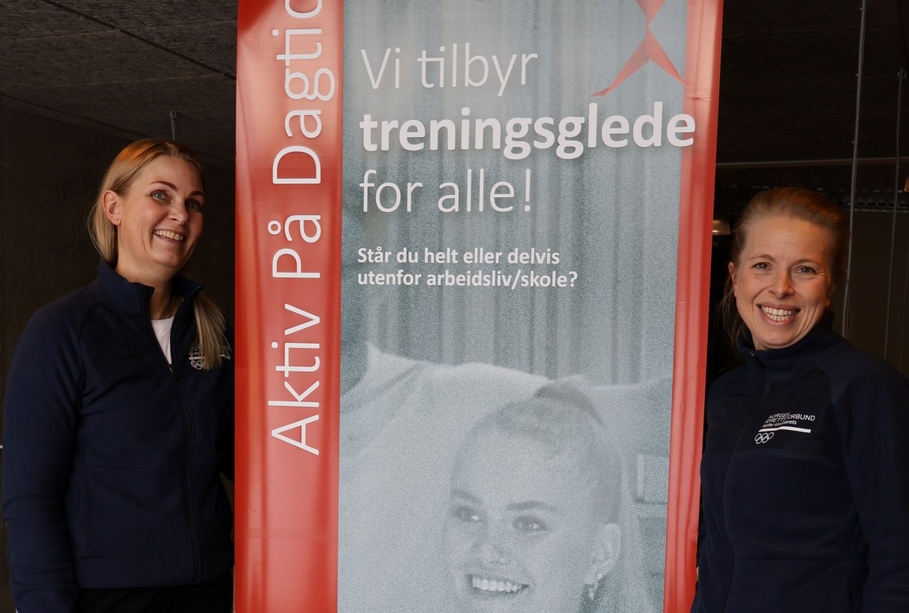 Foto: Agder idrettskrets / Marianne og Helene fra Aktiv på Dagtid. 