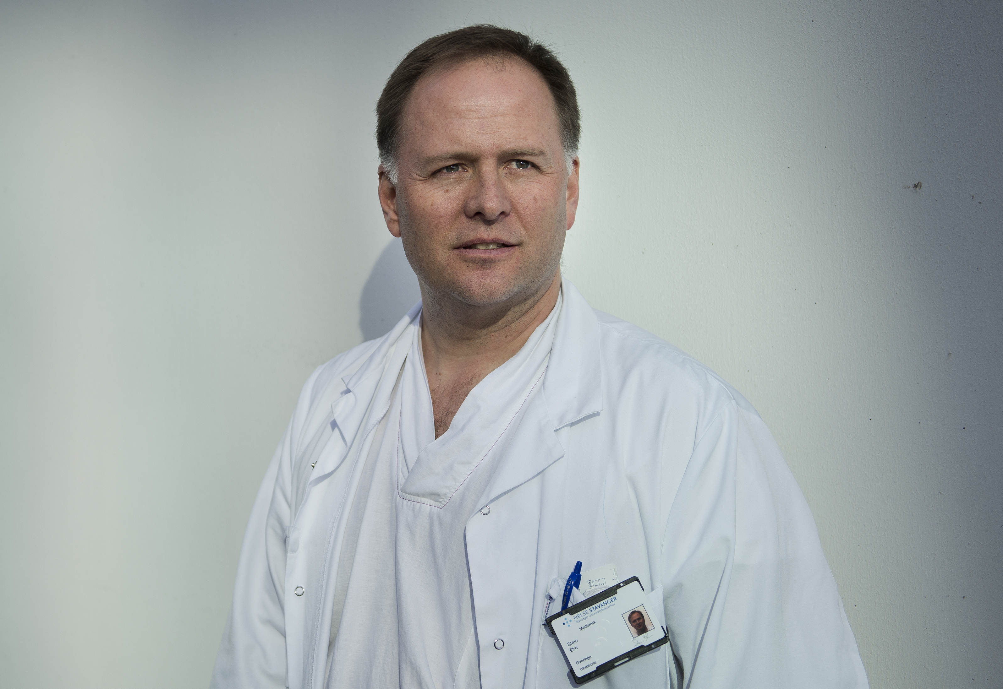 Professor og hjertespesialist Stein Ørn fra forskningsgruppen NEEDED. Foto: Carina Johansen 