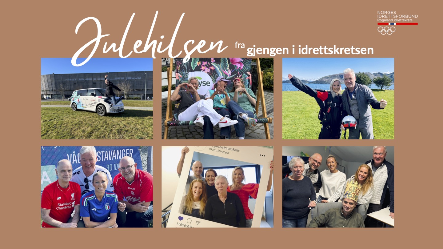 Årets julebrev fra idrettskretsen