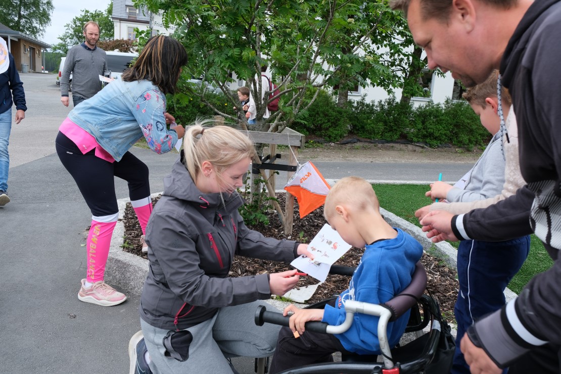 Bilde fra paraidrettsdagen