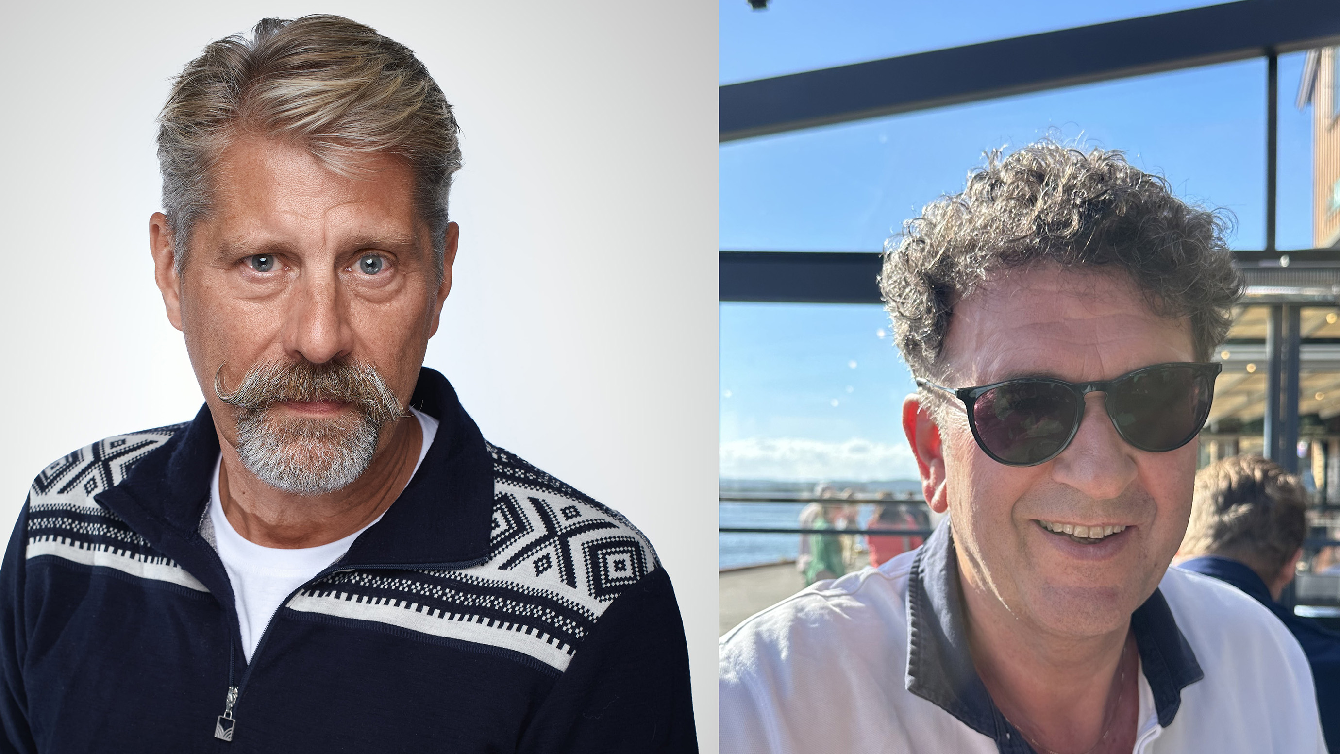 Kjetil A. Bakke, styreleder Viken IK og Ola Hugo Jordhøy, Lørenskog idrettsråd