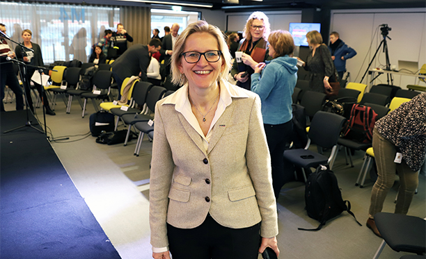Karen Kvalevåg, generalsekretær i Norges idrettsforbund er glad for den positive tendensen, men innser at arbeidet vil ta tid. Foto: Geir Owe Fredheim, NIF