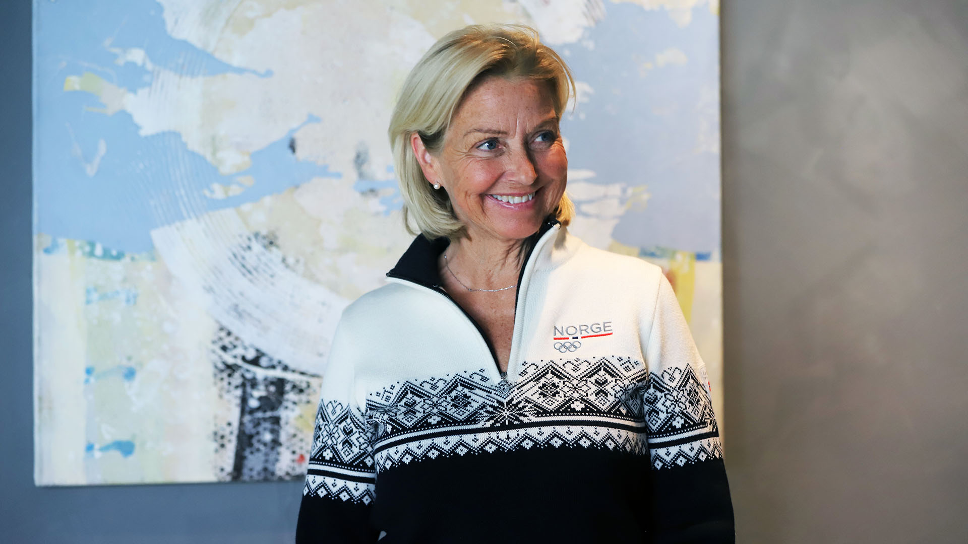 Idrettspresident Berit Kjøll gleder seg til å ta fatt på oppgaven. Foto: Marte Hoel Romskaug