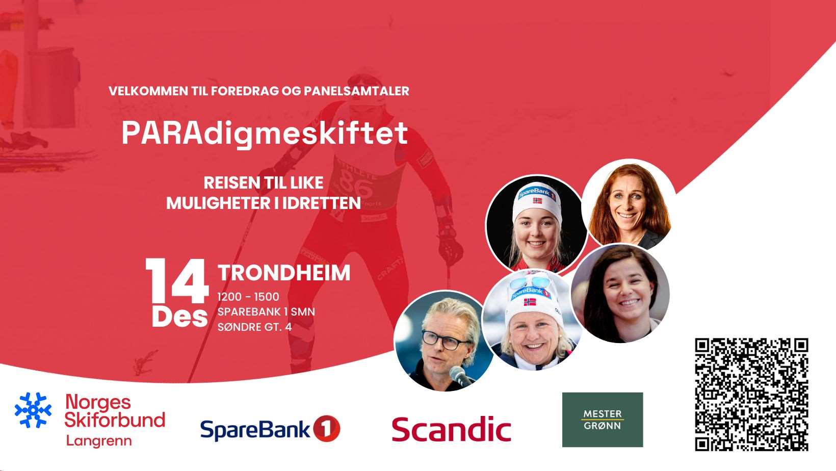 Spennende seminar i Trondheim 14. desember: Reisen til like muligheter i idretten