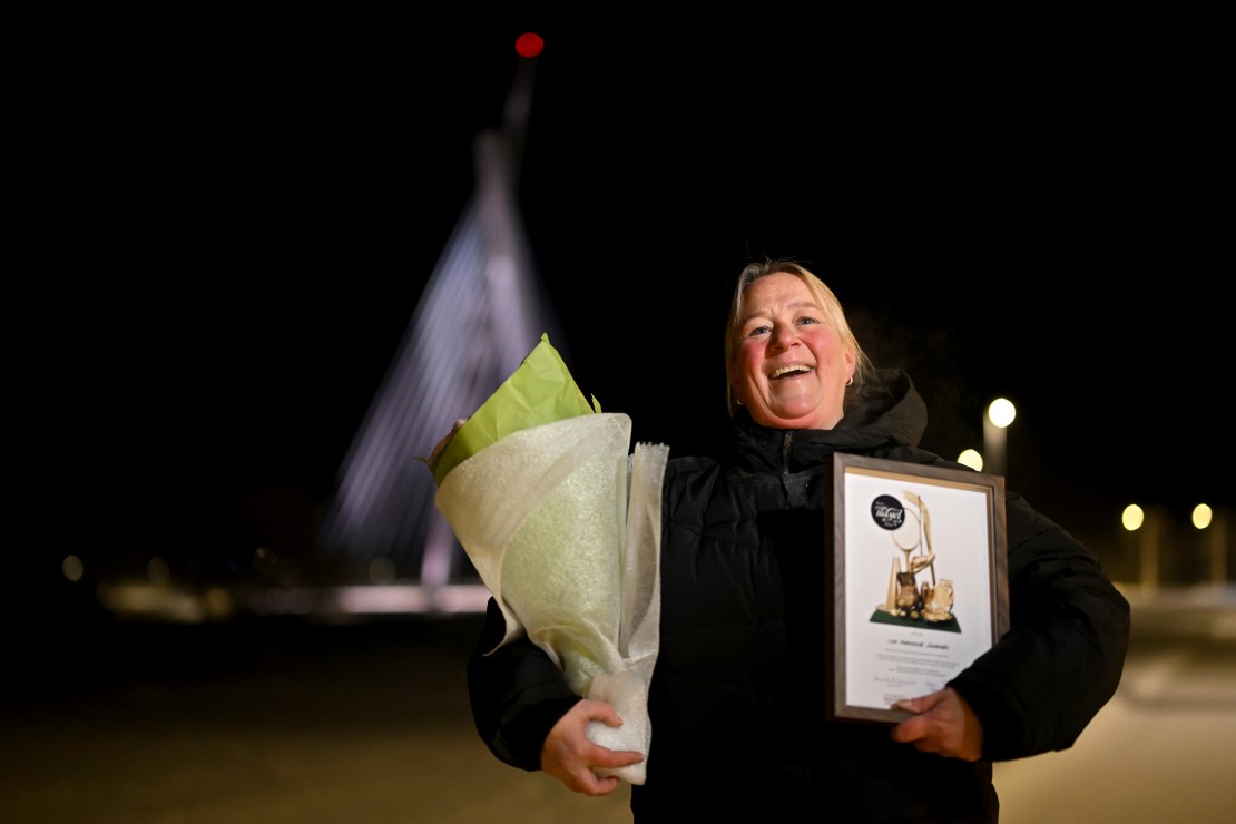 Lise Marianne Johansen er Finnmarks kretsvinner til prisen Årets ildsjel.