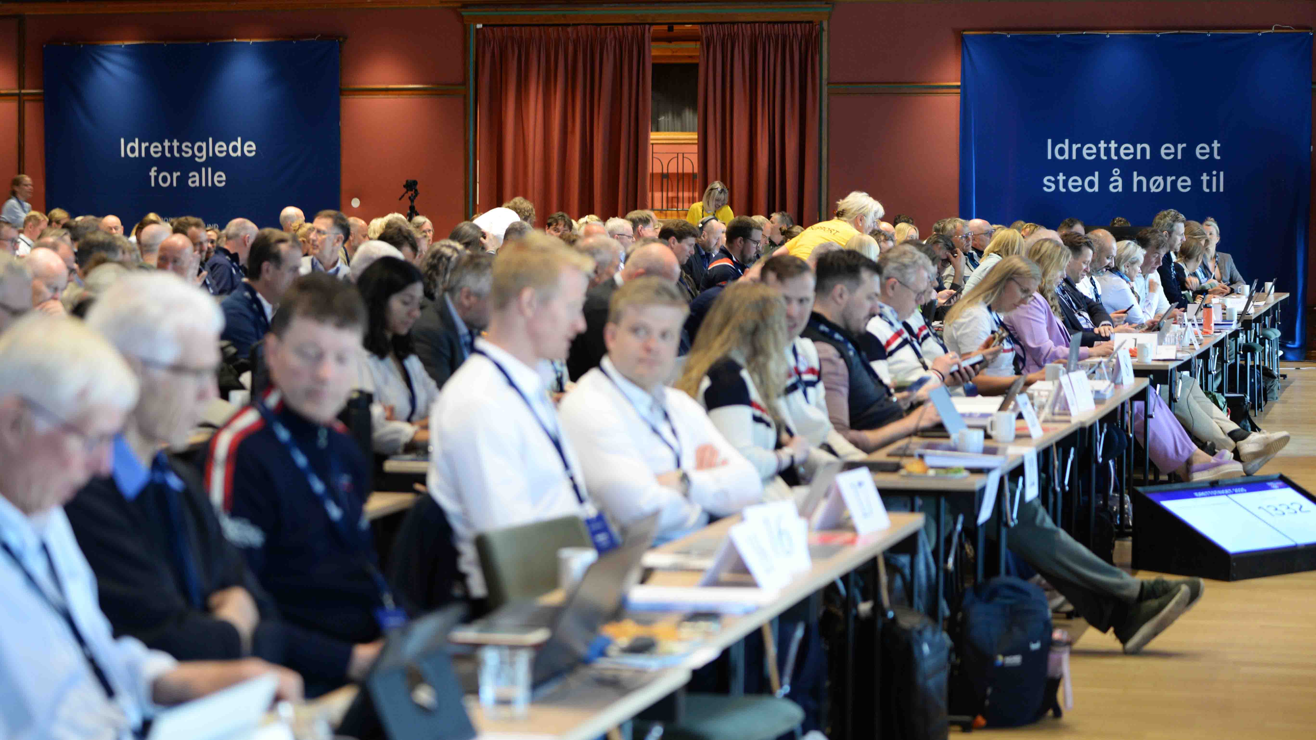 Idrettstinget 2025 er i gang! Foto: Idrettsforbundet