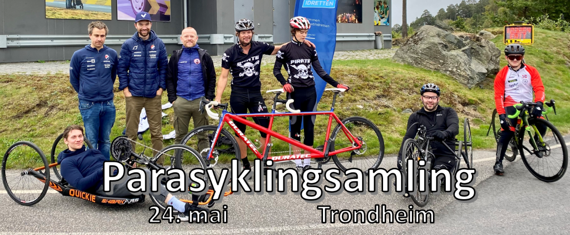 Parasyklingsamling i Trondheim 24. mai