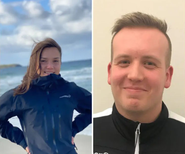 Fv. Mari Kvaale Sletvold og Andreas Stamnes Vavik