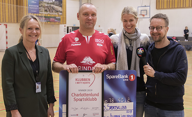 Charlottenlund Sportsklubb i Trondheim er vinner av Klubben i mitt hjerte 2019