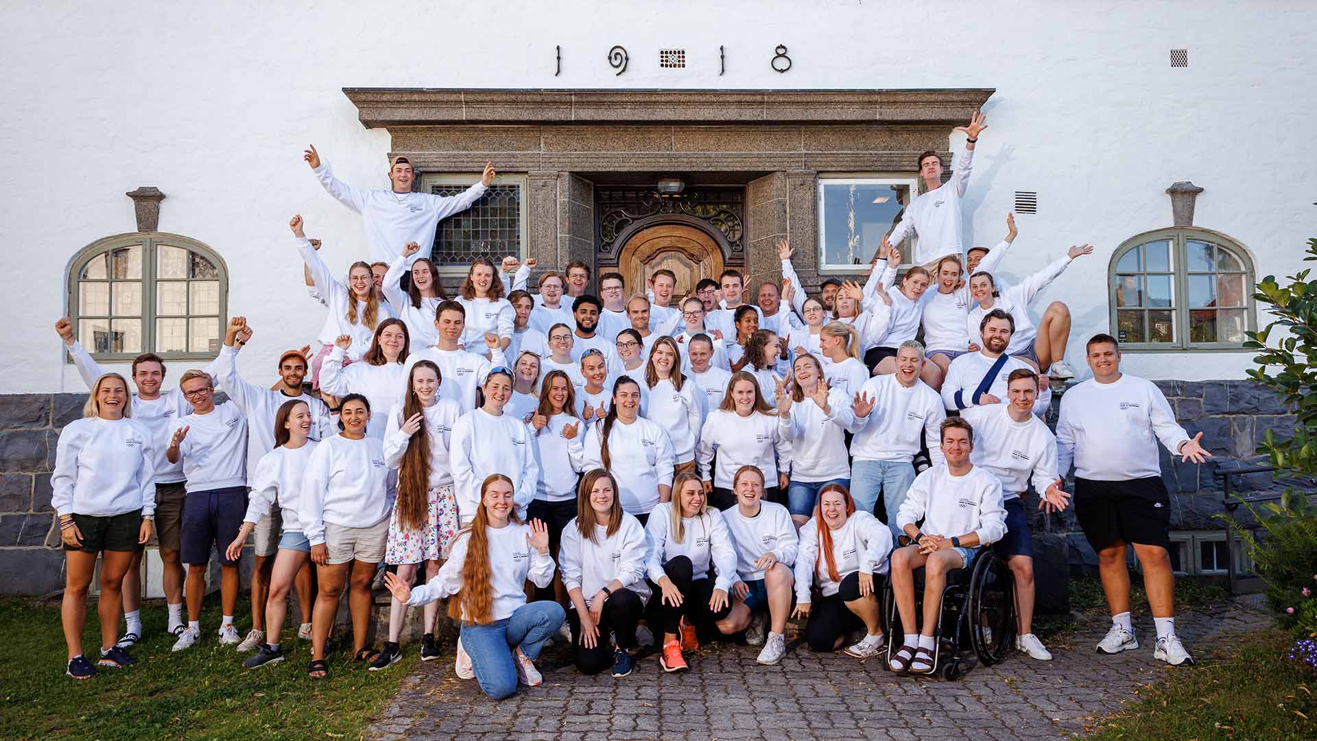 En fornøyd akademigjeng på Lillehammer. Foto: Alexander Eriksson