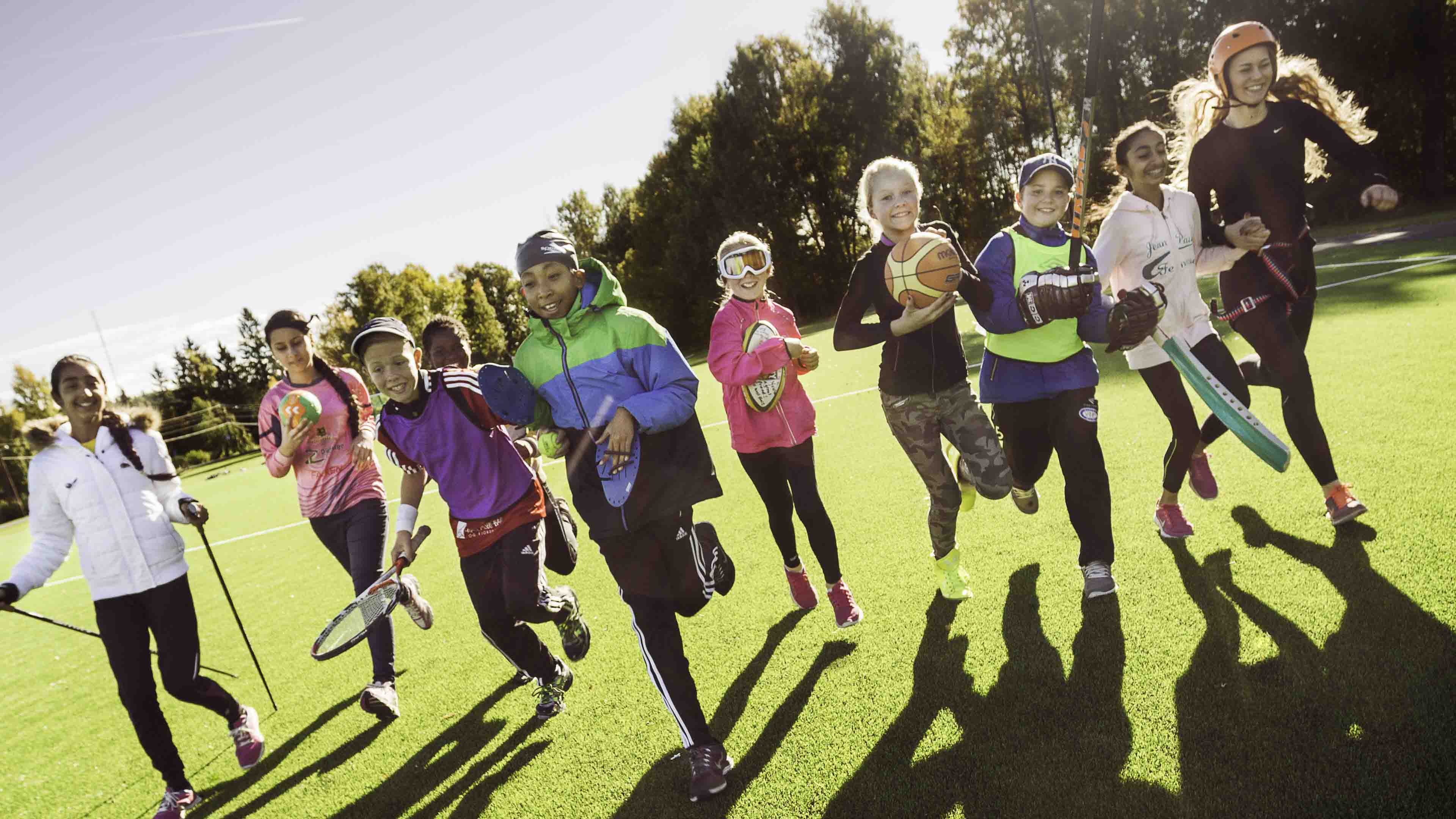 Idrettsforbundets visjon er «idrettsglede for alle». Foto: Håkon Jørgensen