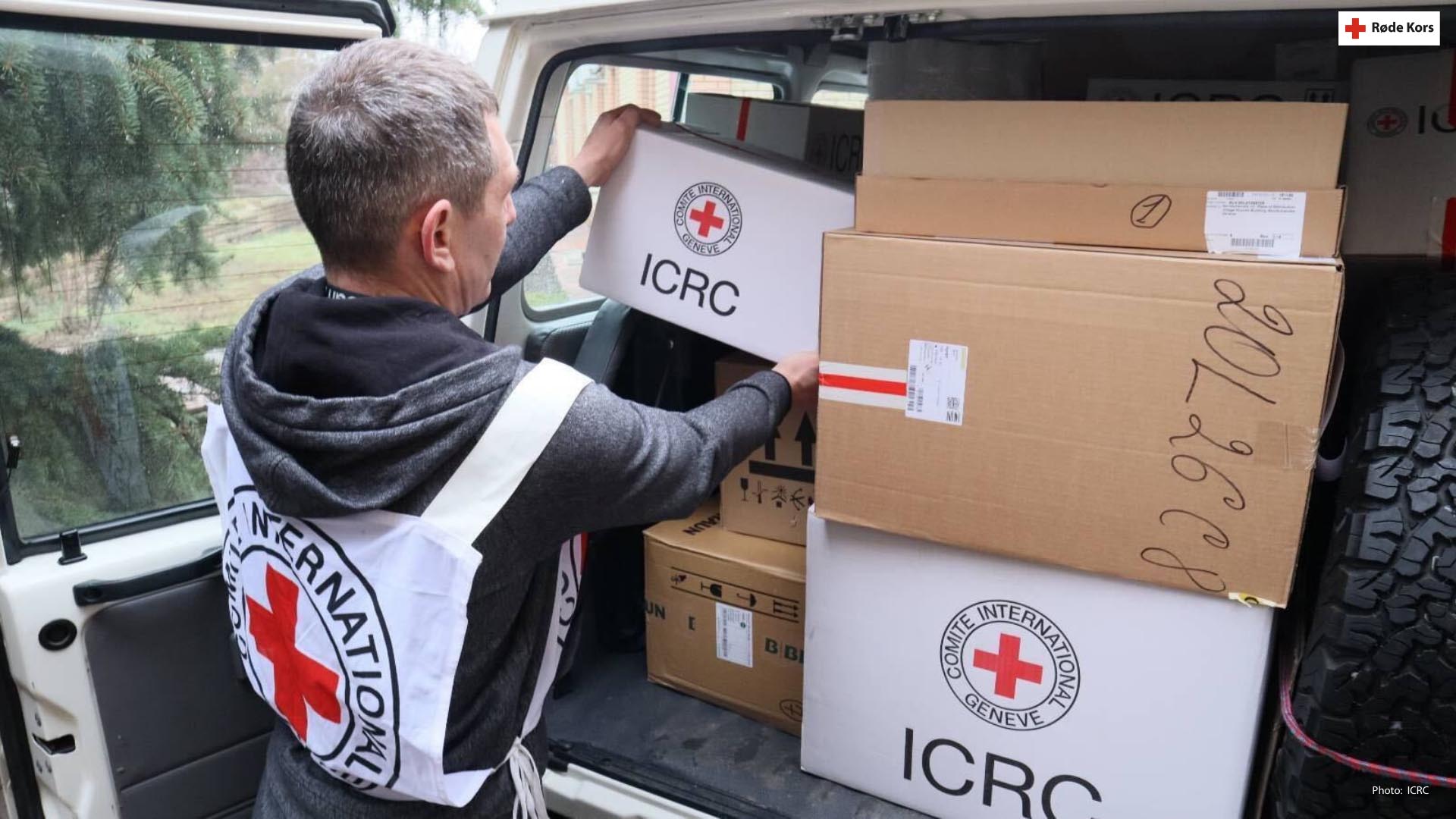 Idretten støtter Røde Kors sitt hjelpearbeid i Ukraina