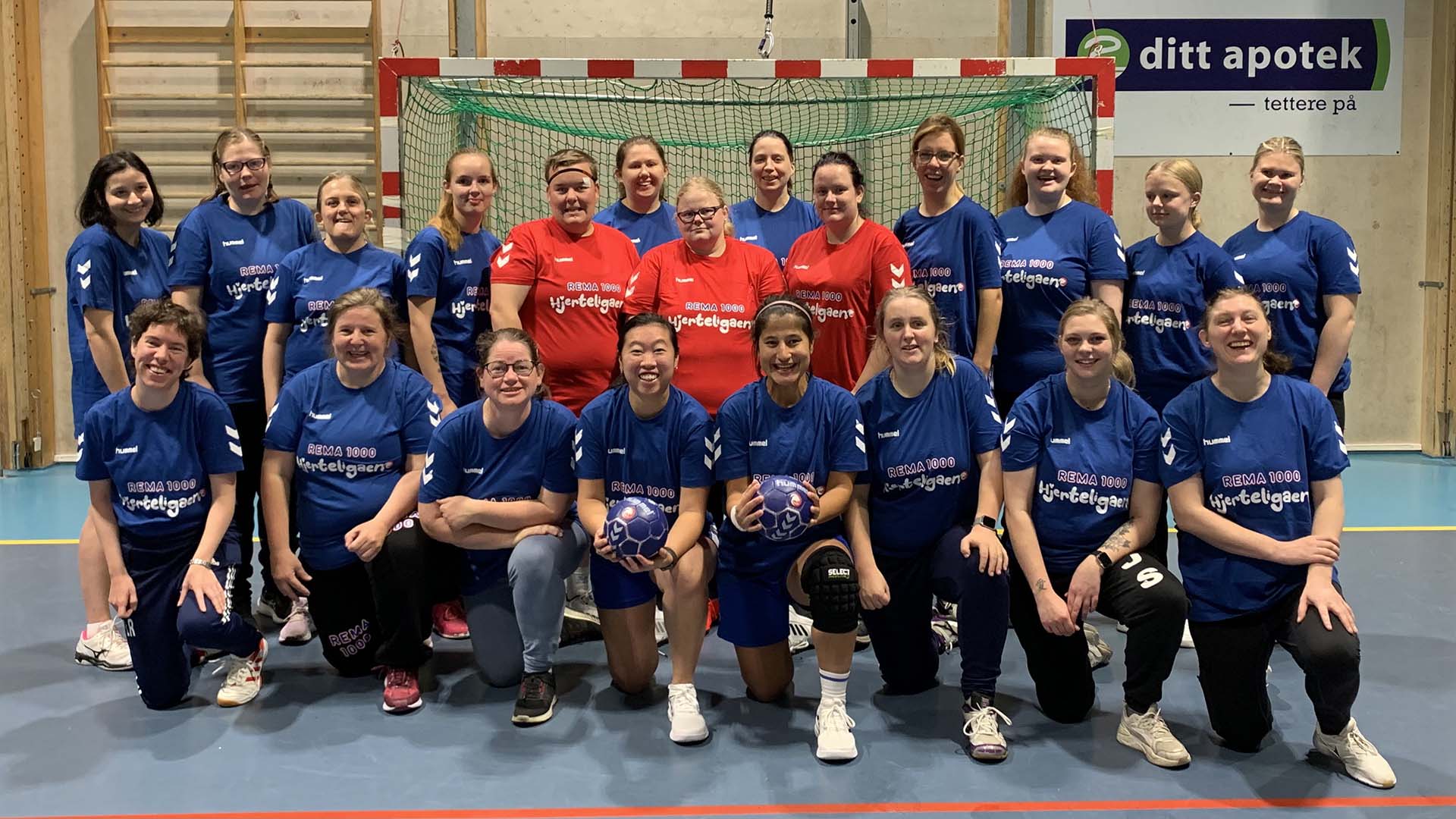 Bildet er fra en uttakssamling som håndball hadde i november. Foto: NHF
