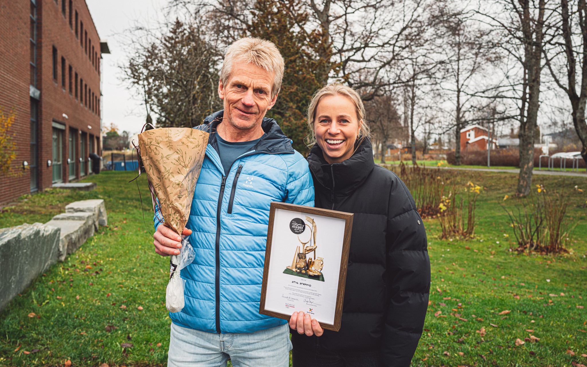 Stig Strand og Tiril Eckhoff 
Foto: Vetle Eggen
