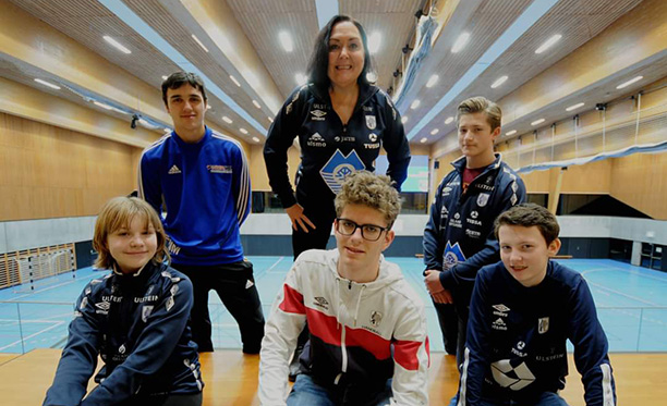 Ungdomsrådet i HøddPer N. Moldskred, Johannes Kaul, Niels Leenders (leiar), Ella Tødenes (nestleiar), Linnea M. Jørgensen og Isak Dimmen (ikkje tilstede). Foto: Marius Rosbach 
