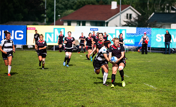 Rugbyfinale under NM-veka 2018. Rugby er en av 40 idretter som er på årets program. Foto: Dag Oliver