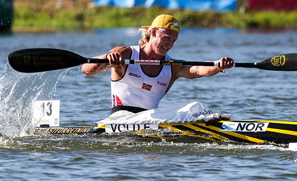 Maratonpadling er én av syv idretter på programmet. 27. juni skal det kåres norgesmester på Hamar. Foto: ICF