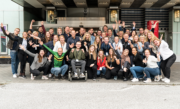 20 unge ledere i alderen 19-29 år fra hele norsk idrett deltok på første samling på mentorprogram for unge ledere. Foto: Lasse Ibsen Thun / NSI