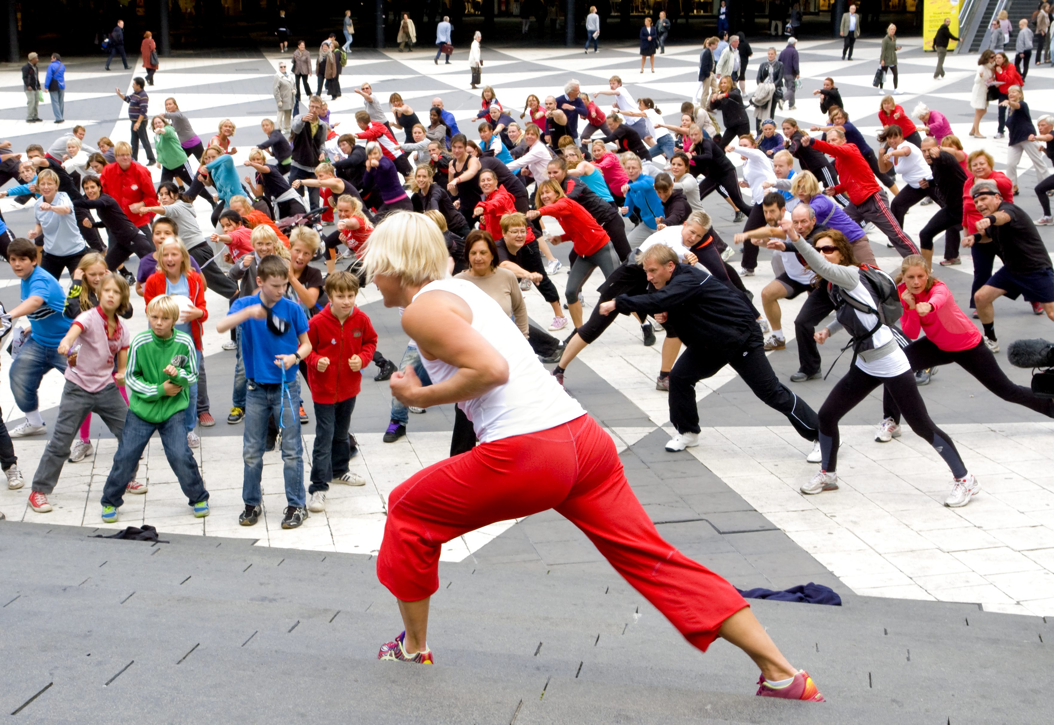 Foto: Friskis & Svettis-aktiviteter in action. Foto: NTB Scanpix