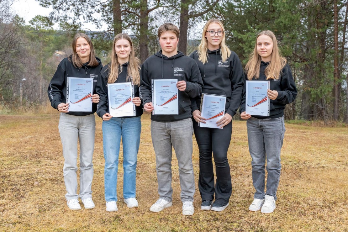 Fra venstre: Vårin, Daniella, Markus, Lea og Sáve