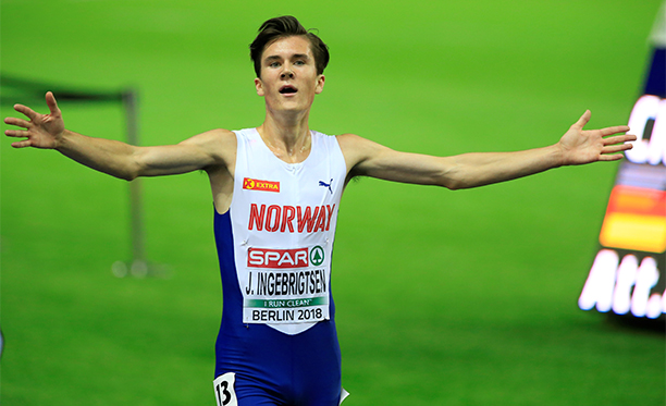 Jakob Ingebrigtsen er nominert til tre priser. Foto: NTB Scanpix