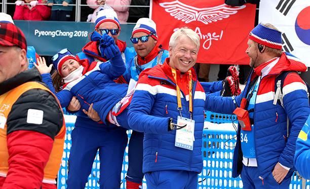 Godt humør og samhold har preget den norske troppen i Paralympics. Foto: Geir Owe Fredheim