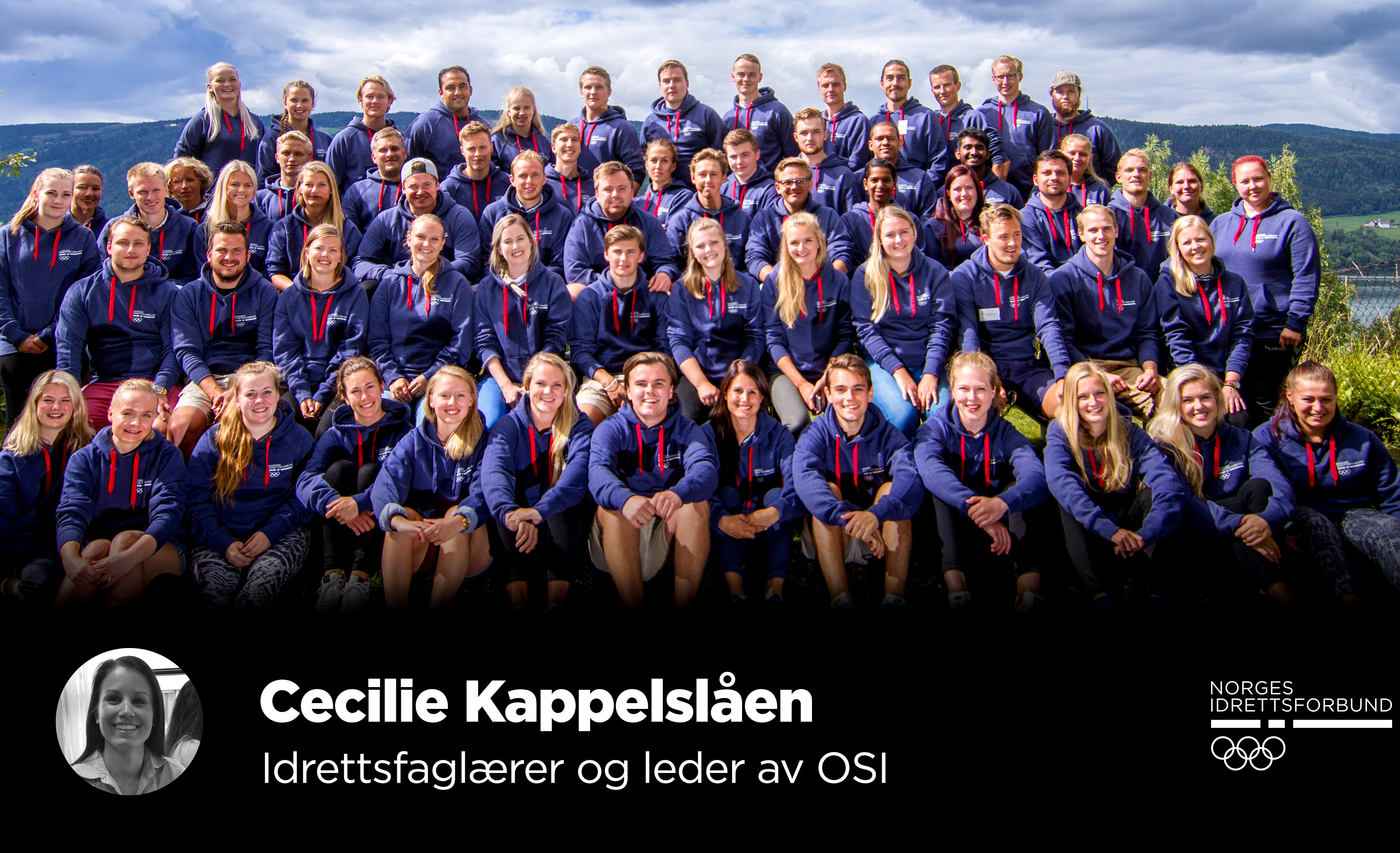 Fjorårets deltakere på Olympisk Akademi. Foto: Alexander Eriksson