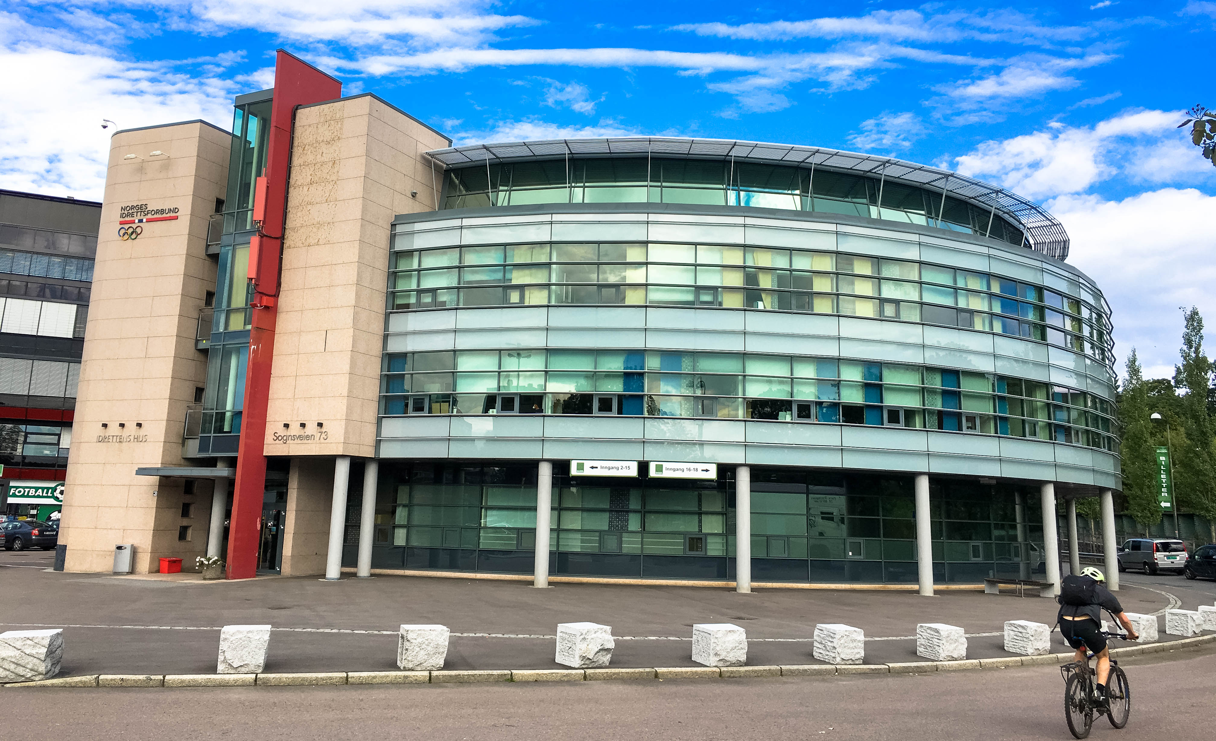 Idrettens hus, Ullevaal Stadion. Foto: Caroline Dokken Wendelborg