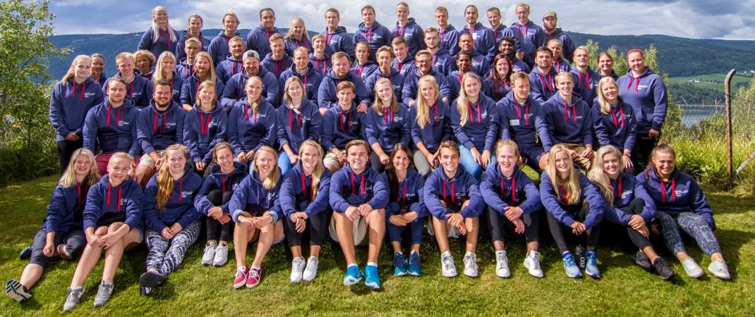 Årets kull på Norges Olympiske Akademi. Foto: Alexander Eriksson