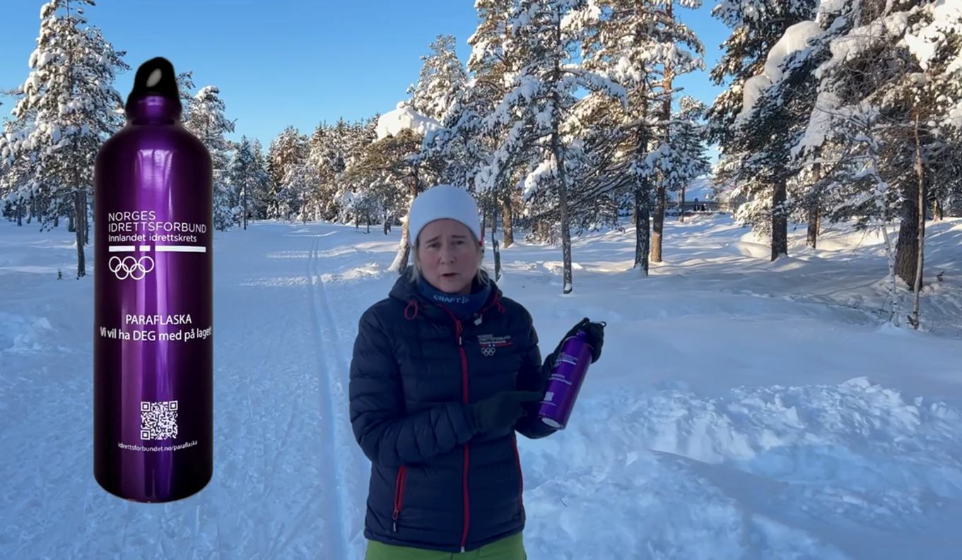 Paraflaska; Vi vil ha DEG med på laget!