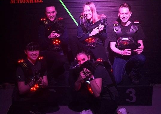Ungdomsutvalget på lasertag