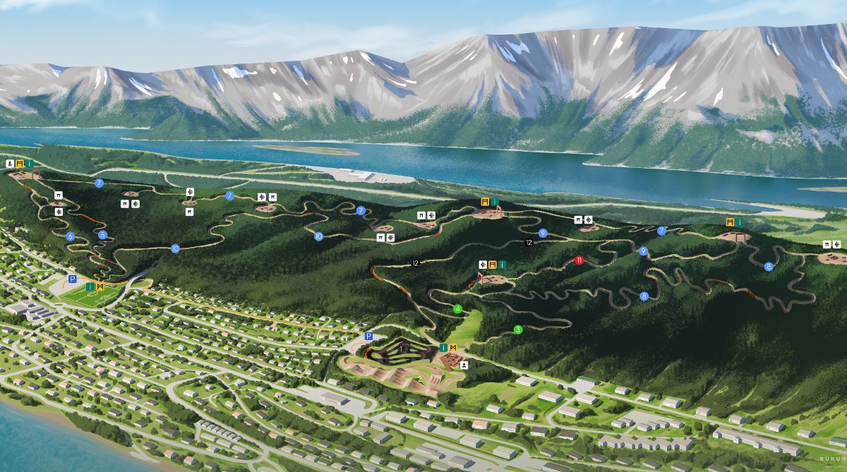 Store planer om ny sykkelpark i Sandnessjøen: Helgeland Bikepark byggjer fellesskap og folkehelse