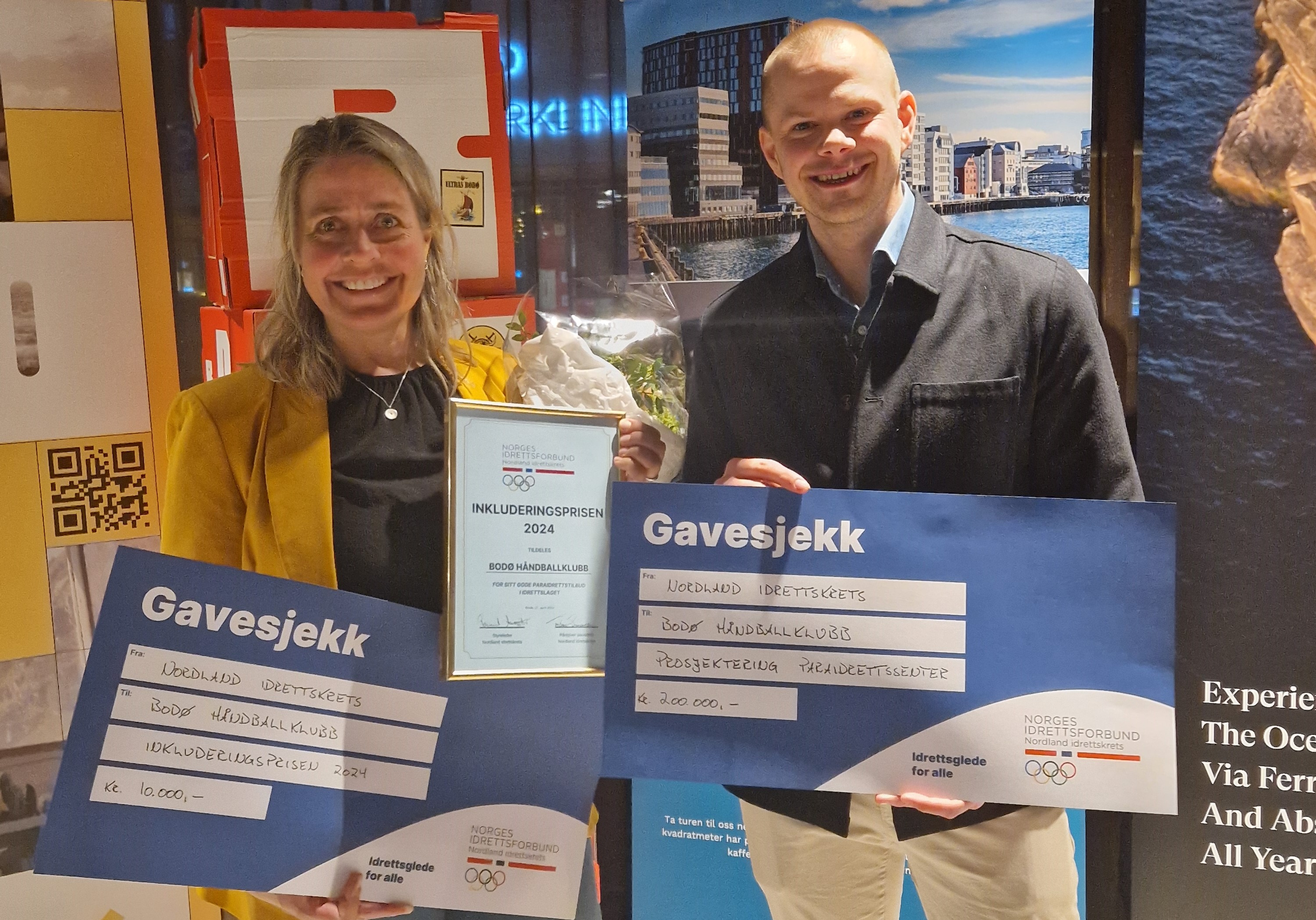 BHK fikk også tildelt kr 200.000.- fra anleggsfondet til Nordland Idrettskrets for prosjektering av paraidrettssenter