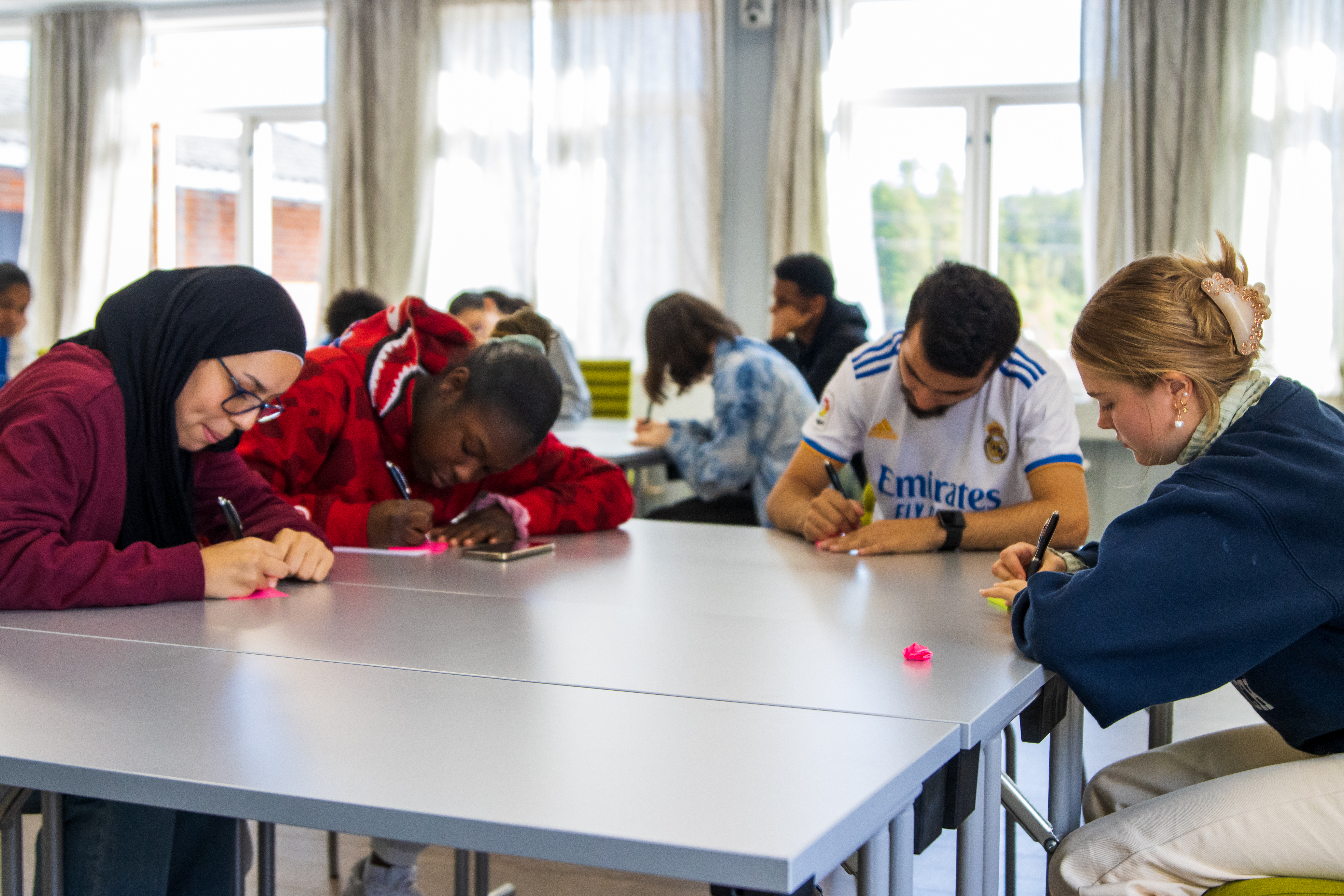 Unge ledere på kurs, september 2021. Foto: Sajandan Rutthira