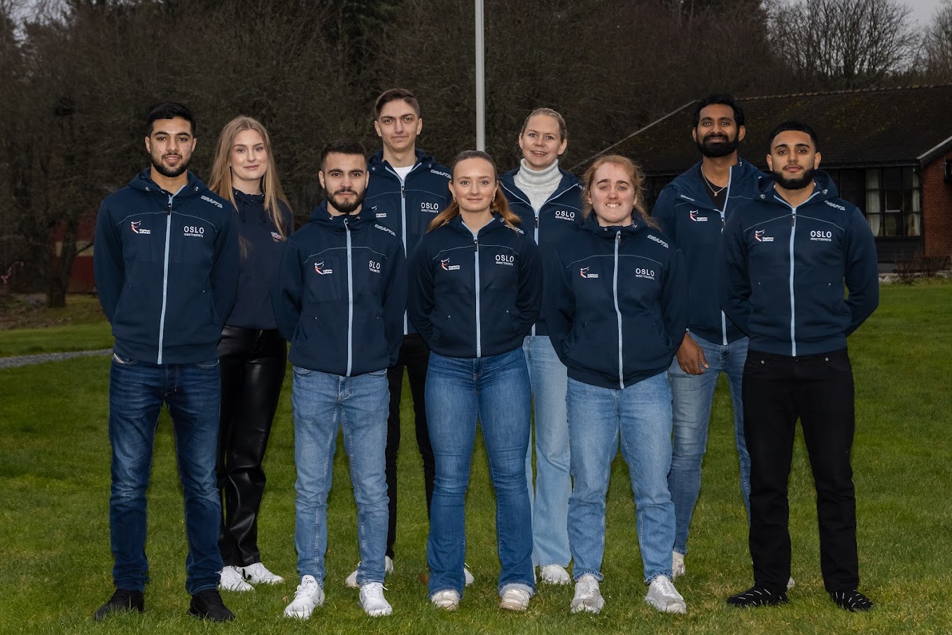 Fra venstre: Ehtsham Nawaz, Caroline Saastad, Yassin Merabet, Abdul Jamil Dost, Nina W Thorstad, Sigrid Nestgaard Rød, Ingrid Sel Skråmestø, Sajandan Rutthira, Aswad Iqbal