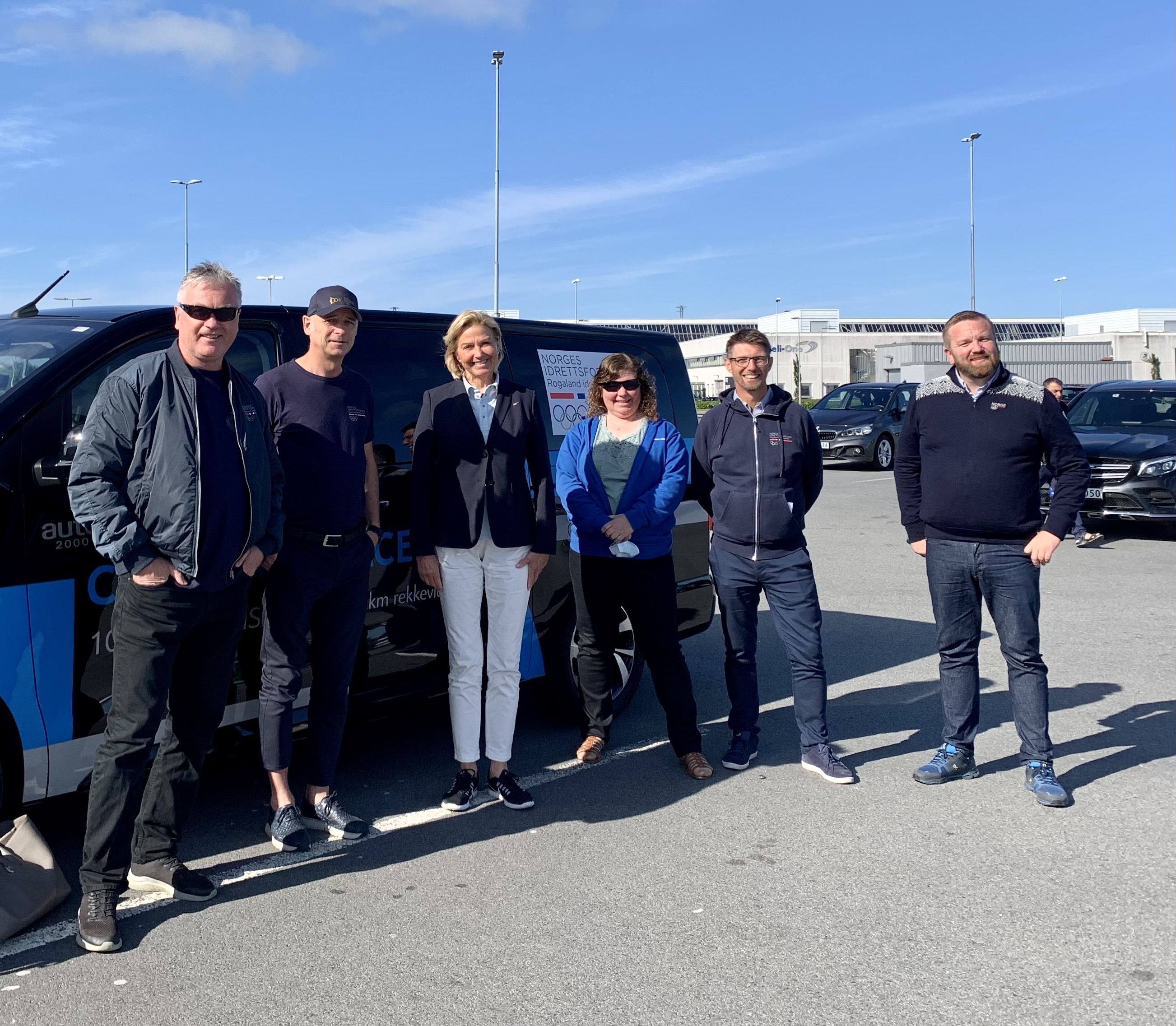 F.v. Rune Røksund, Gjert Smith jr, Berit Kjøll, Anette Vigrestad, John Arve Hveding, Anders Røberg-Larsen 