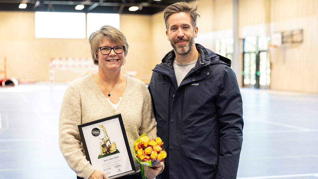 Grethe Fadnes Hansen saman med Are Strandli. Foto: Vetle Eggen