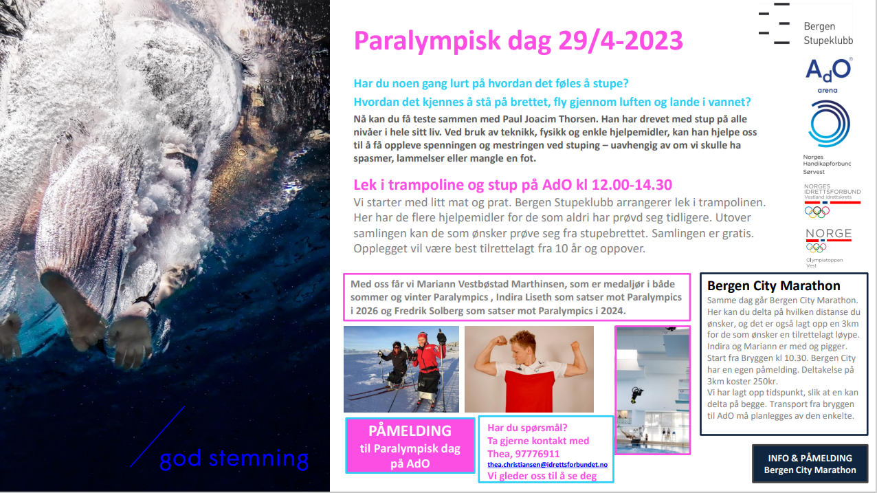 Invitasjon til paralympisk dag