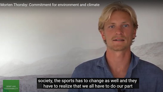 Morten Thorsby forteller om bærekraft og We Play Green.