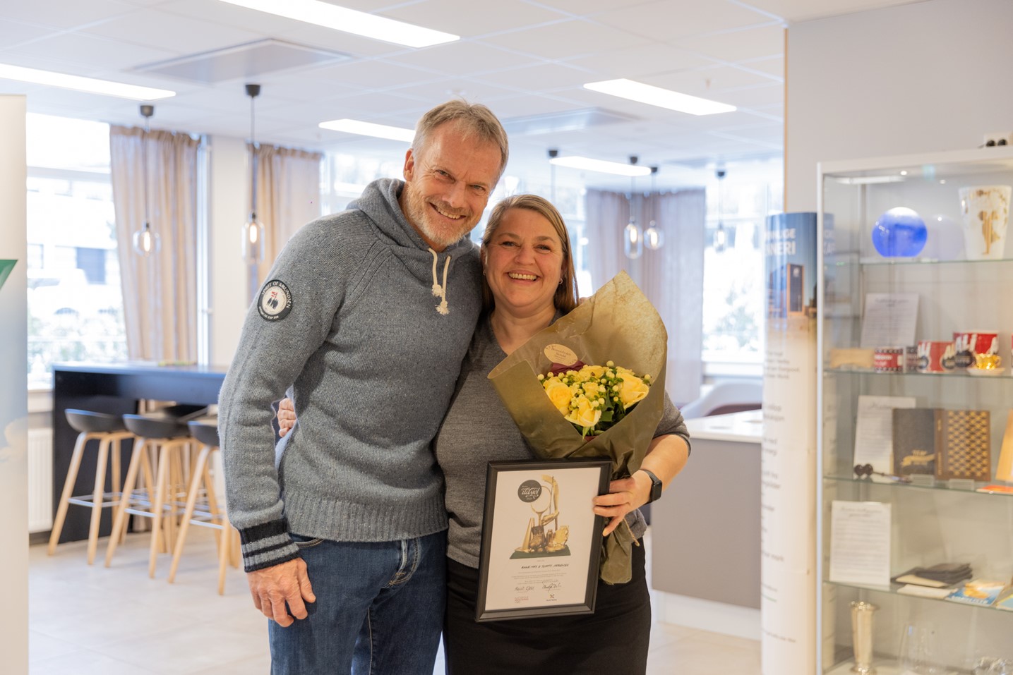 Anne May og Tommy Jørgensen er Vikens kretsvinner til prisen Årets ildsjel